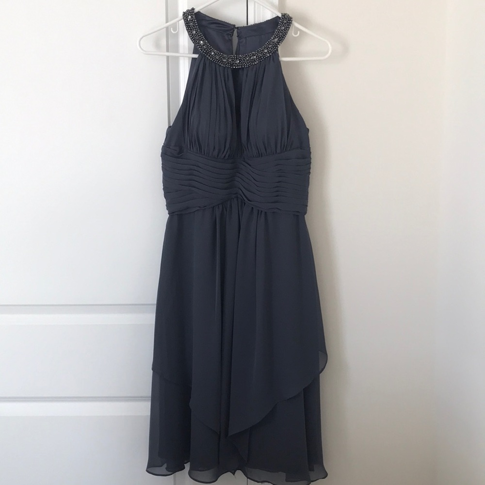 Charcoal grey dress